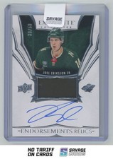 2024-25 UD The Cup Exquisite Endorsements Relics Auto Joel Eriksson Ek /50
