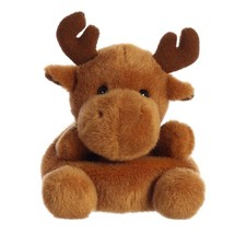 Aurora® Adorable Palm Pals™ Cinnamon Moose™ Stuffed Animal - Fun Mini, Brown