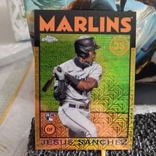2021 Topps - Silver Pack Series 2 Jesus Sanchez #'d/50 Gold Mojo Refractor 