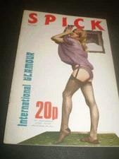 SPICK 1973 vintage no 237 Glamour Magazine.cover angelique dumas molly west