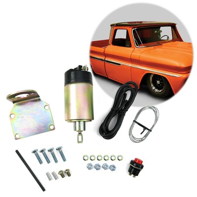 35 Lbs Shaved Door Solenoid Pop Handle / Latch Popper Kit - 56 wide 5 hot rods
