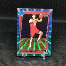 2021-22 Panini Donruss - Rated Rookie Alperen Sengun #219 Holo Teal Laser (RC)