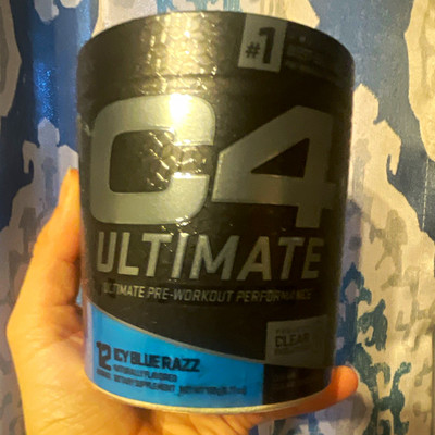 Cellucor C4 Ultimate Pre-Workout Powder, Cyberazz Flavor, 12 Servings