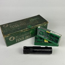 Indexable End Mill: Greenleaf EM90S 100R 100W: 1 Cut/shank, ADGT Inserts