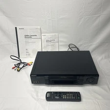Sony SLV-798HF VHS Hi-Fi  Stereo VCR Video Cassette Recorder w/ OEM Remote WORKS