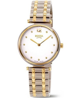 Boccia 3349-03 Ladies Watch Titanium Sapphire crystal 30mm 5ATM