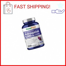NusaPure Astragalus 20:1 Extract, 300 mg Equivalent to 6,000mg Per Serving, 200