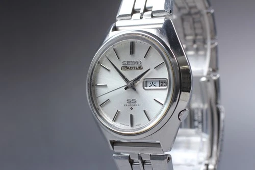 Vintage [Near MINT] Seiko 5 Actus SS 6106-7580 kanji Automatic Mens Watch JAPAN