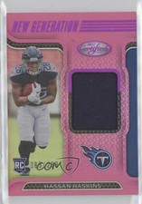 2022 Certified New Generation Jerseys Mirror Pink 89/299 Hassan Haskins 0v39