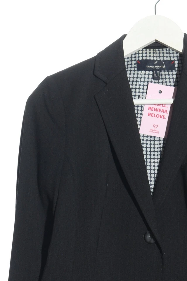 DANIEL HECHTER Blazer corto Mujeres Blazer Talla EU 34 azul look casual - Imagen 3 de 4