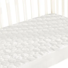 Crib Mattress Protector Pad Waterproof, Toddler Waterproof Crib Mattress Cover, 