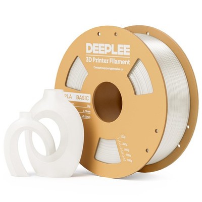 Basic PLA Filament 1.75mm, Stronger Toughness 3D Printer Filament, Translucent...