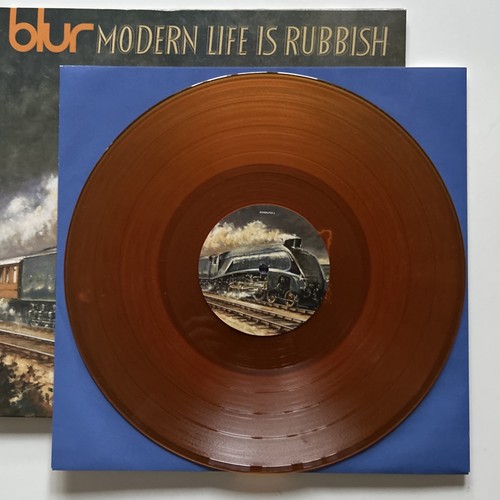Blur Modern Life Is Rubbish (30th Anniversary) (Transparent Orange Vinyl NM/NM - Picture 15 of 17