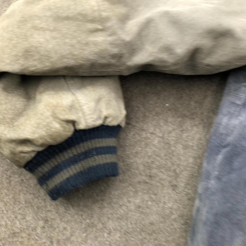 Tennessee Titans Jacket Mens XL Gray Blue NFL Football Leather Suede Bomber - Image 4 of 4