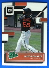 2022 Donruss Optic Jairo Pomares #RP-5 BASEBALL CARD Giants Rated Prospects