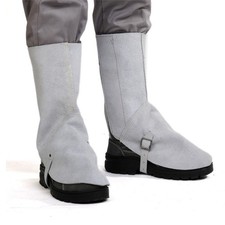 Schweißschuhüberzug, strapazierfähiges PU-Leder für Schweißer, Bauarbeiter