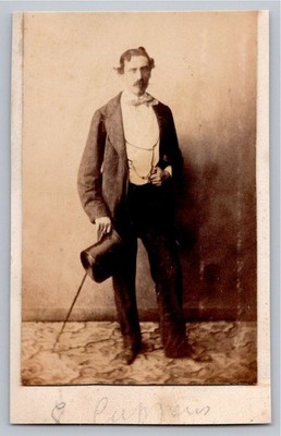 CDV 1860 James Tissot / Eugène Coppens de Fontenay (Jockey Club) Modell des Malers
