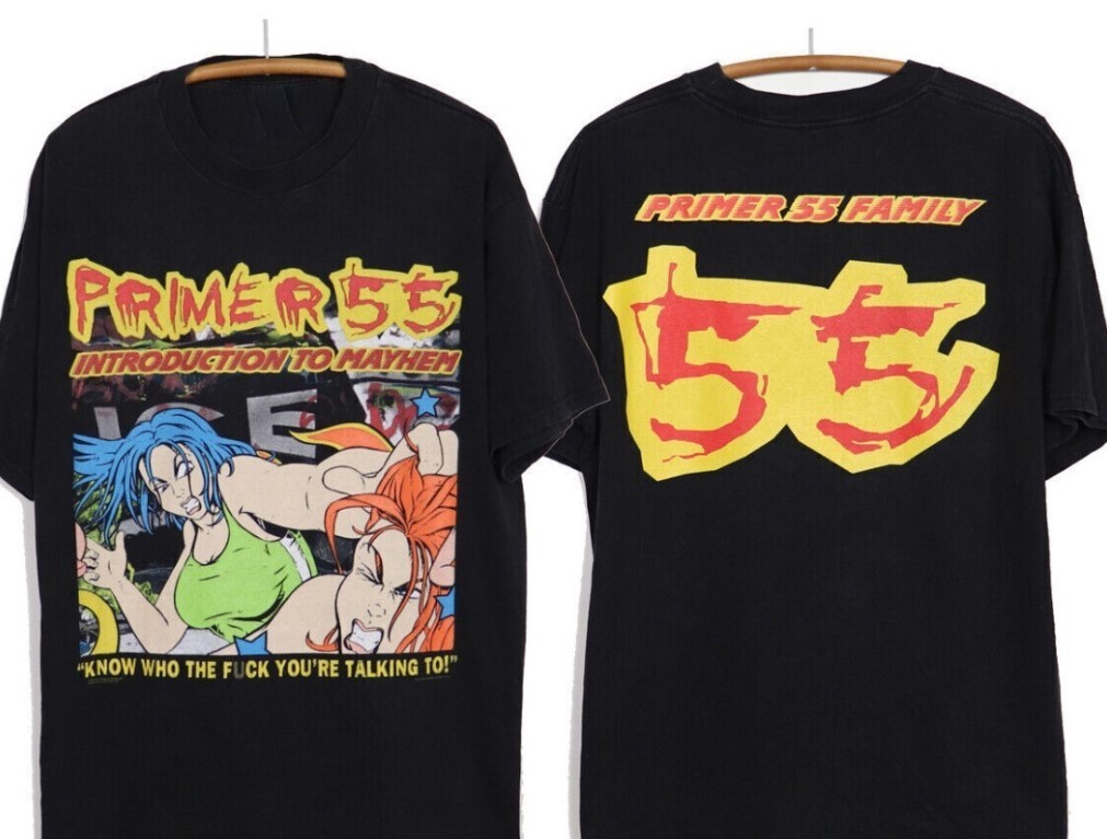 Vintage Deadstock 2000 Primer 55 Doubled Sided Band T-Shirt XL Nu