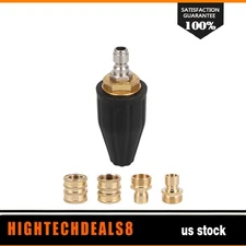 4.0GPM High Pressure Washer Rotating Turbo Nozzle Spray Tip 4000PSI 1/4" Quick