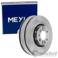 2X Meyle Bremsscheiben 308Mm Vorne Passend FÜR Opel Adam Astra Corsa Meriva