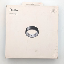 Oura Ring 4 Smart Ring Activity Tracker - Size 12 - JZ90-54144-12 - Black
