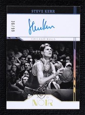 2021-22 Panini Noir Black and White 36/99 Steve Kerr #ANB-SKE Auto 0ta9