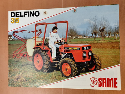 Same Delfino 35 Prospekt traktor tractor brochure 51