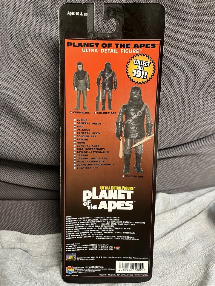 Figura de juguete Japan Limited Medicom Planet of the Apes Cornelius Ape Foto 2 de 2