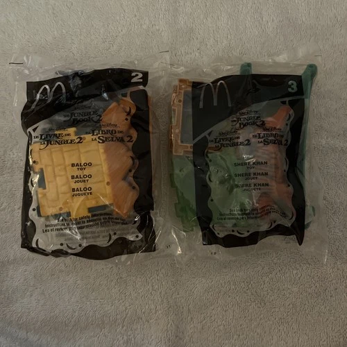 McDonald’s Happy Meal Toys Jungle Book 2 #2 And #3 2002-2003 (Lot Of 2) Sealed