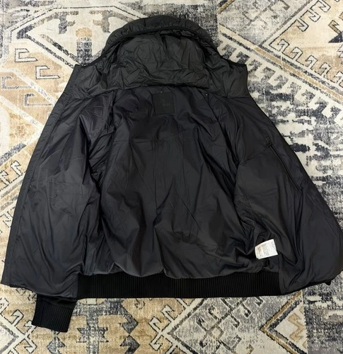 Moncler Black Hooded Paneled Zipped Jacket Mens Size 4 / XL image 4