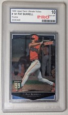 1999 Ultimate Victory Pat Burrell Rookie PRO 10 Philadelphia Phillies #141