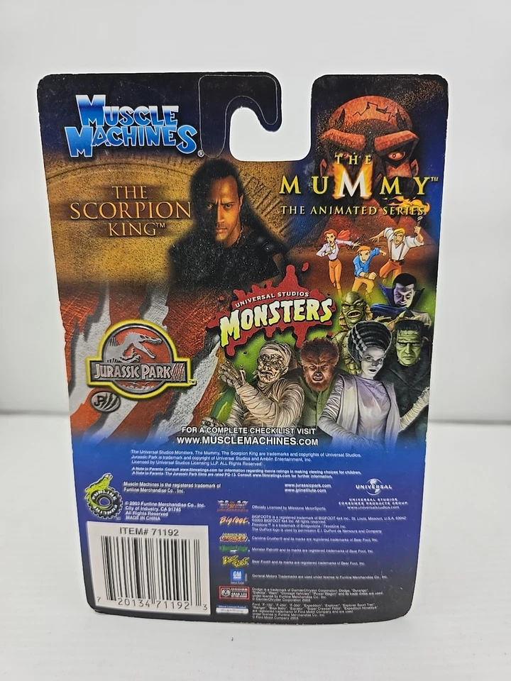 Muscle Machines 1/72 Wolfman Werewolf Monster Truck Funline Diecast 2003 - Image 2 of 4