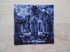 Dark Funeral autographs signed CD booklet "We Are The Apocalypse"