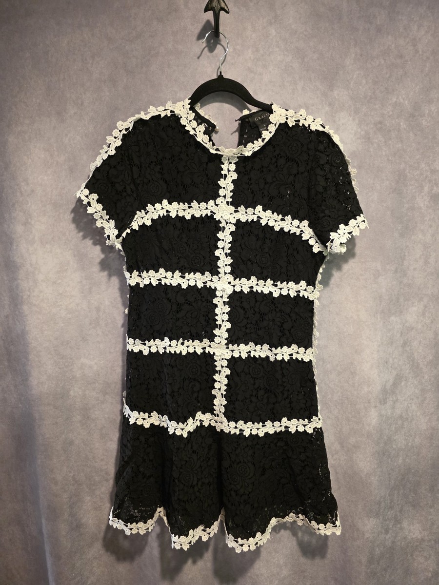 chinese dress ladies GRACIA SLEEVELESS LACE EYELET DRESS  CASA NEGRA