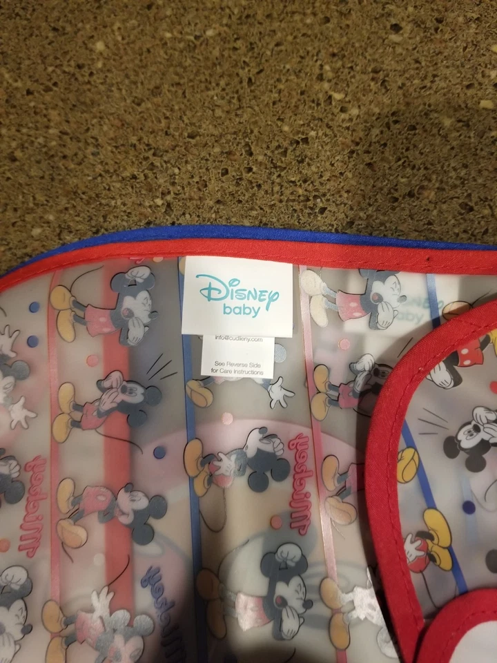 BABEROS DISNEY BABY MICKEY MOUSE MIMB CATCHER (PAQUETE DE 2.BPA - GRATIS Foto 4 de 4