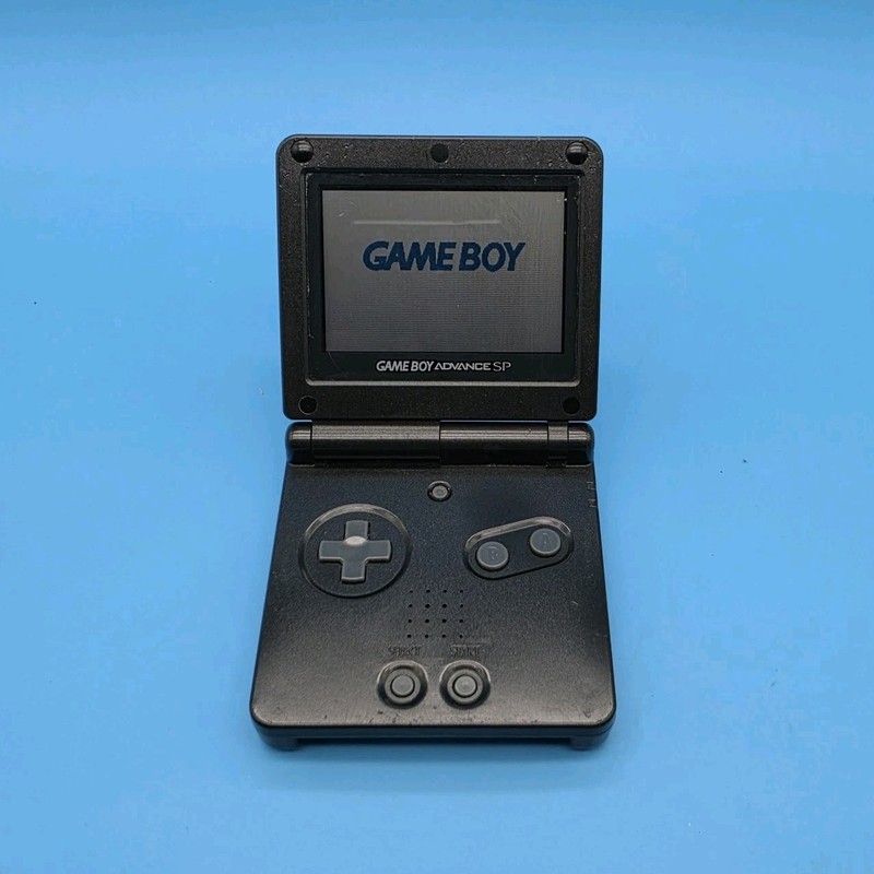 Nintendo Game Boy Advance SP AGS-001 Handheld System Graphite W/ Charger