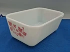 Pink Gooseberry Pyrex Refrigerator Dish Ovenware #0502 1.5 Pt Pint Rare Vintage