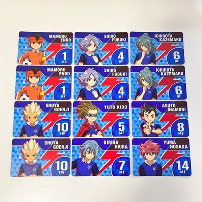 Inazuma Eleven Proverb Card Set Furumaru Shirokane Nosaka Orion Non Sale Promo