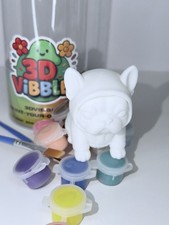 Paint Your Own 3D Figure Kit Kids Art Set 12 Paints Custom Character Available