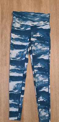Moderne Sport/Fitness Legging von energetics petrol Gr 36 fällt groß aus wie neu