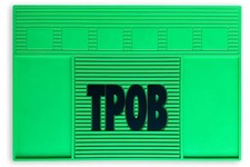 TPOB Magnetic Barber Mat - TPOB Magnetic Barber Mat Model, Green/Black