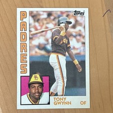 Topps 1984 Tony Gwynn Rookie #251 San Diego Padres Baseball Card - well centered