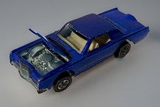 1968 Hot Wheels Redline Blue Continental Mark...