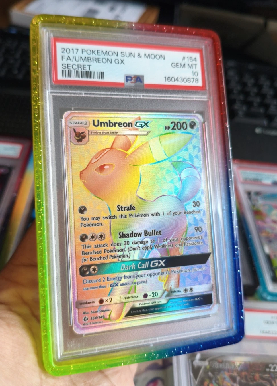 Umbreon-GX - Sun & Moon #154 Price & Value ($135.03) | PokeScope