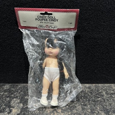 Vintage Fibre Craft Cindy Puppe Poupee Bastelpuppe Ref Bb3