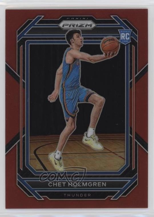 2022-23 Panini Prizm Red Prizm 245/299 Chet Holmgren #266 2w7