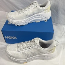 Hoka One U Mafate Speed 2 White Lunar Rock Men's Size 8.5 NIB 1126851-WLRC