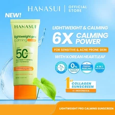 HANASUI Pro Calming Face Sunscreen SPF50 50g Sensitive Acne-Safe Protection