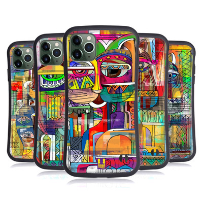 HEAD CASE DESIGNS AZTEKISCHER KATZE HYBRID HÜLLE HUELLE FÜR APPLE iPHONES HANDYS