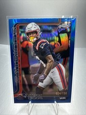 2025 Topps Chrome Stefon Diggs Aqua Refractor /150 Patriots 🔥🔥🔥🔥